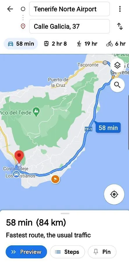 Holiday Home With A Serene Ocean And Mountain View Costa Adeje  Espagne